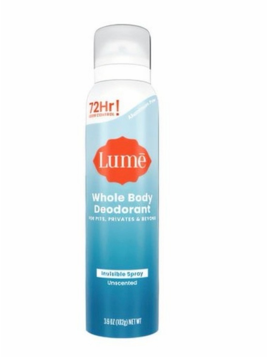 Lume Other - Whole Body Deodorant Spray - Blue (Unscented)